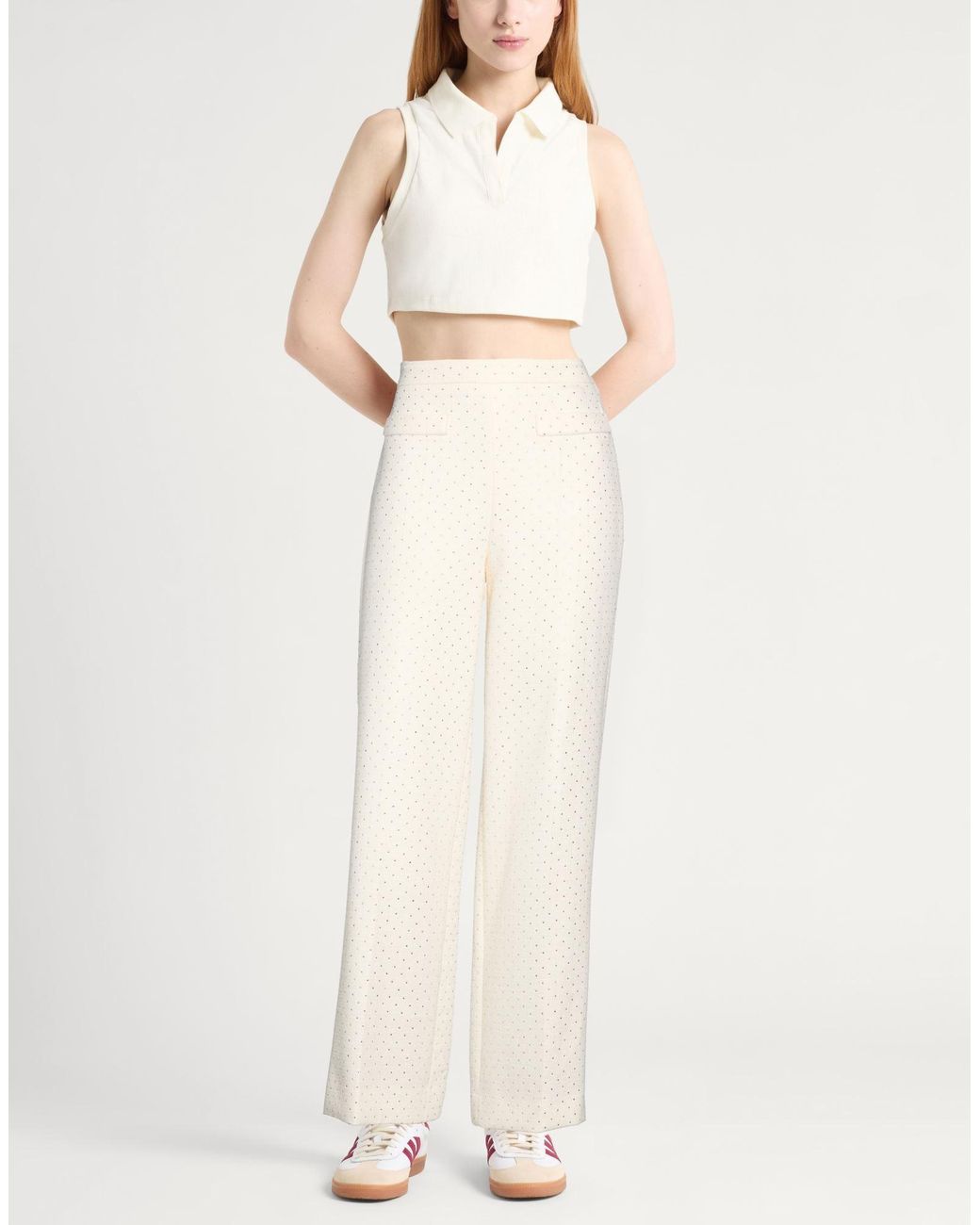 Sandro White Pants