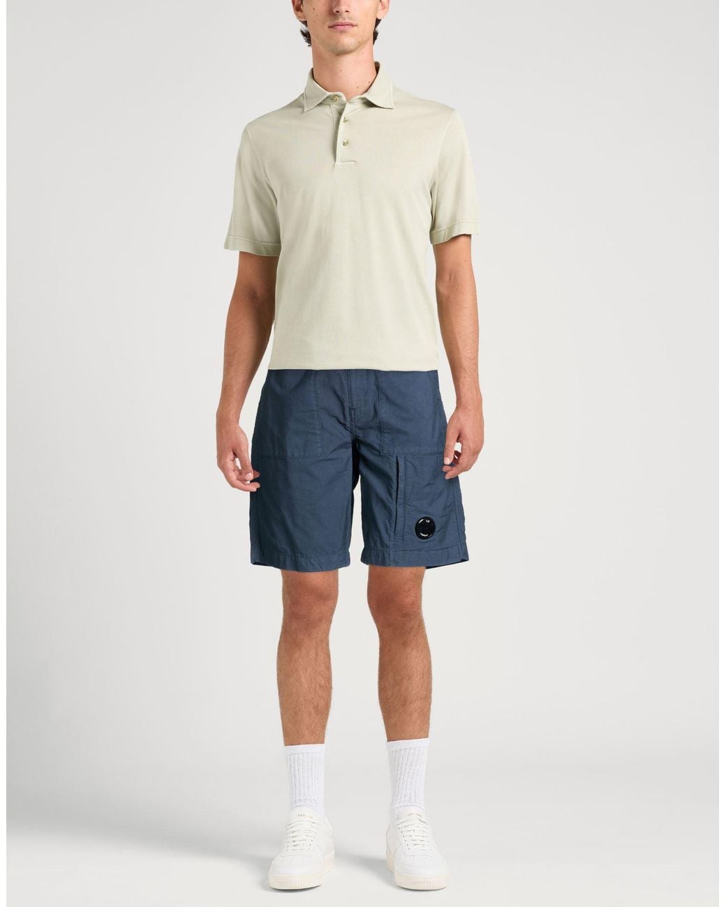 C P Company Blue Shorts & Bermuda Shorts Cotton for men