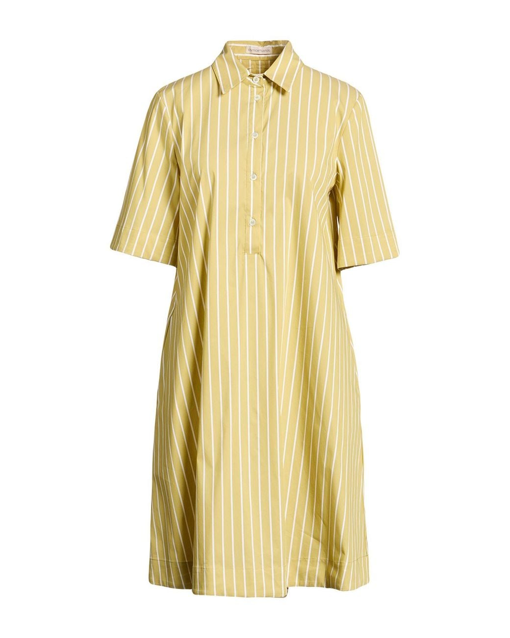 Camicettasnob Yellow Midi Dress