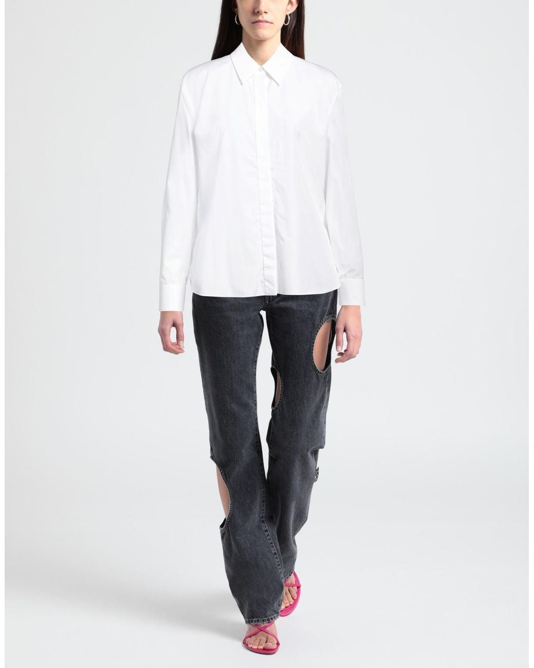 Camisa McQueen de color White