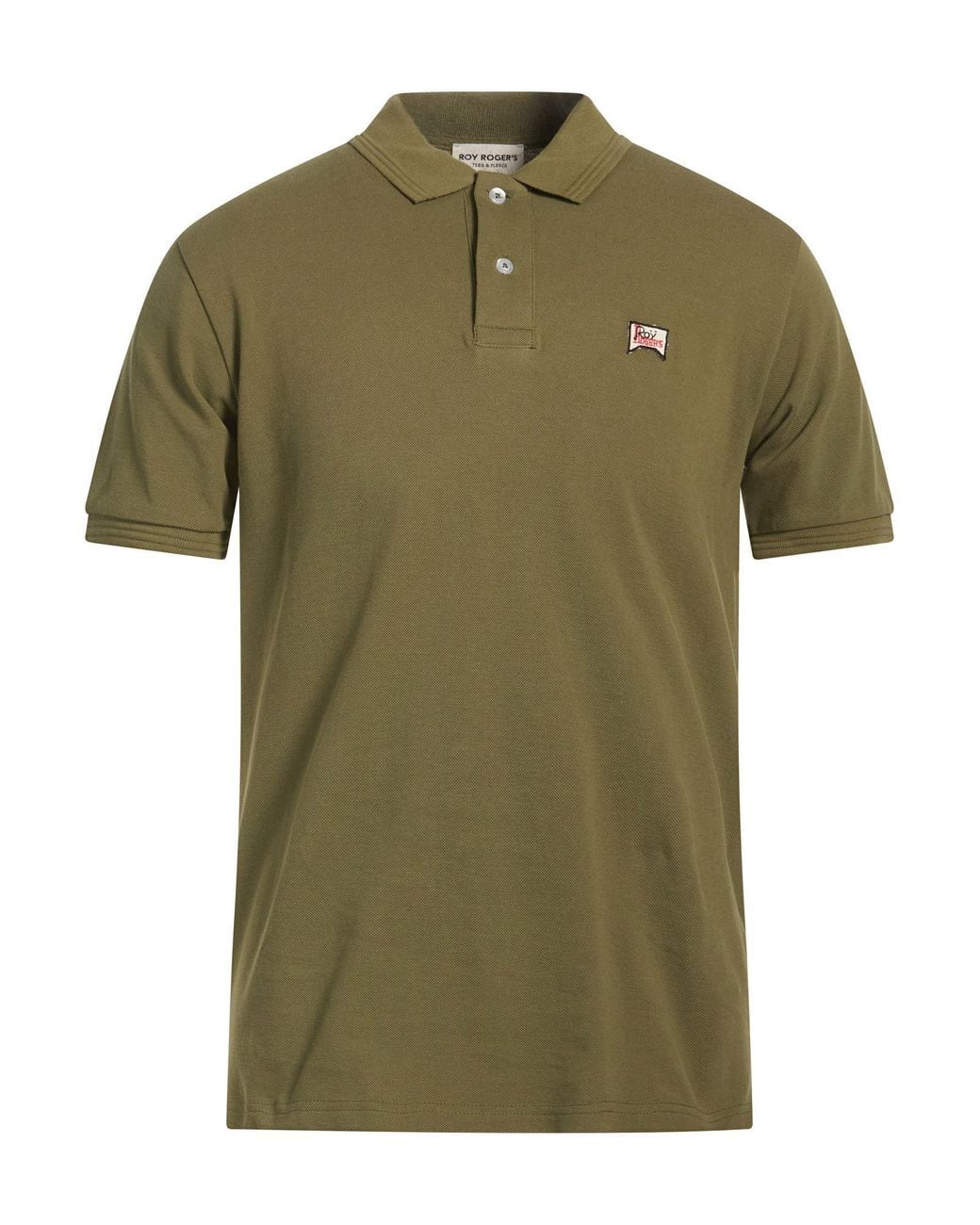 Roy Rogers Green Polo Shirt for men