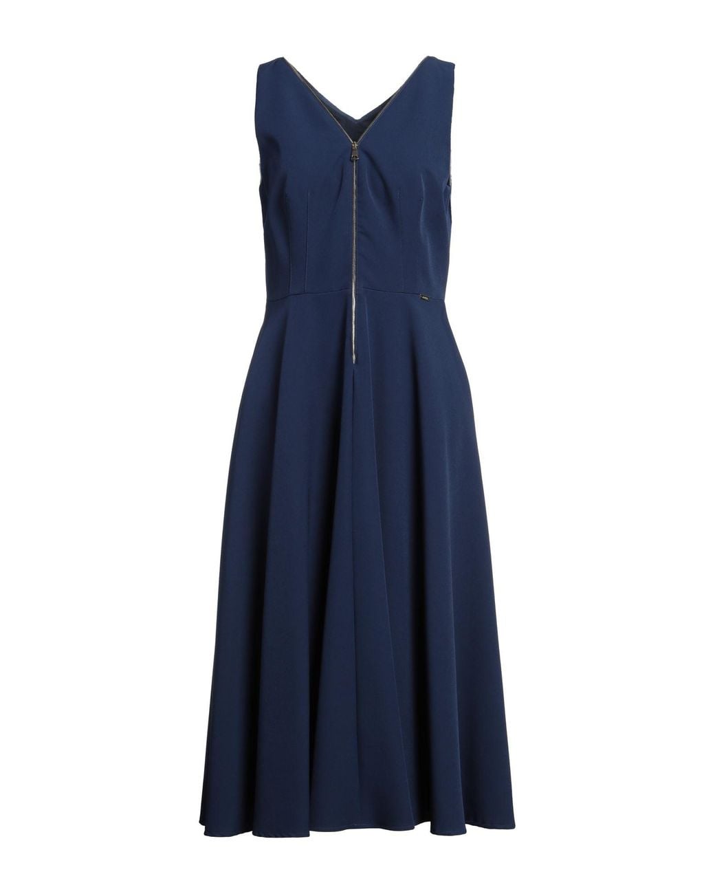 Kocca Blue Midi Dress Polyester, Elastane