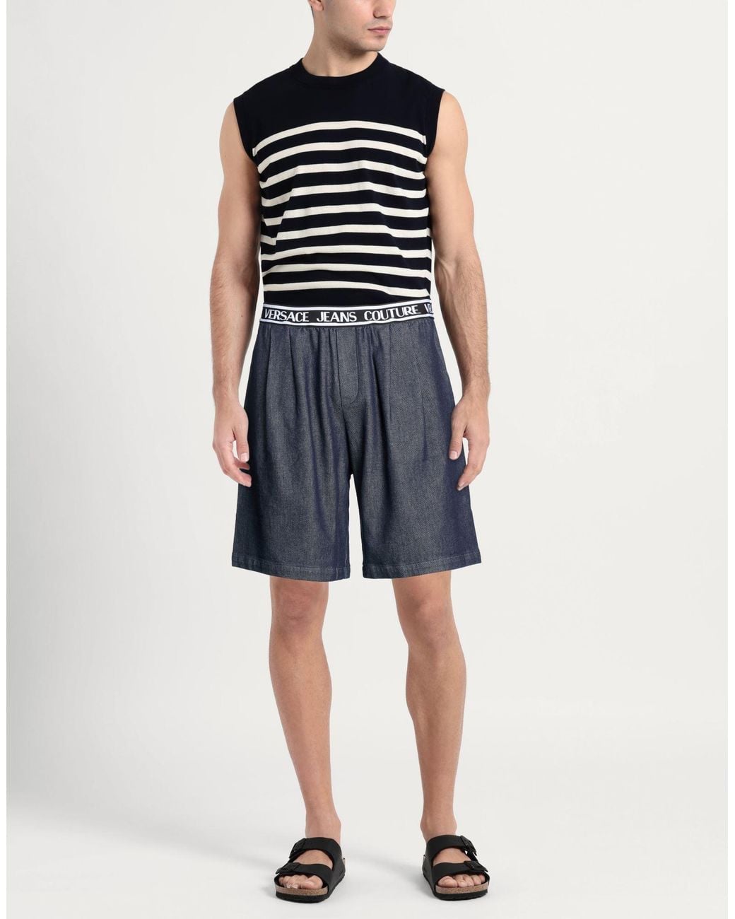 Versace Jeans Couture Blue Shorts & Bermuda Shorts for men