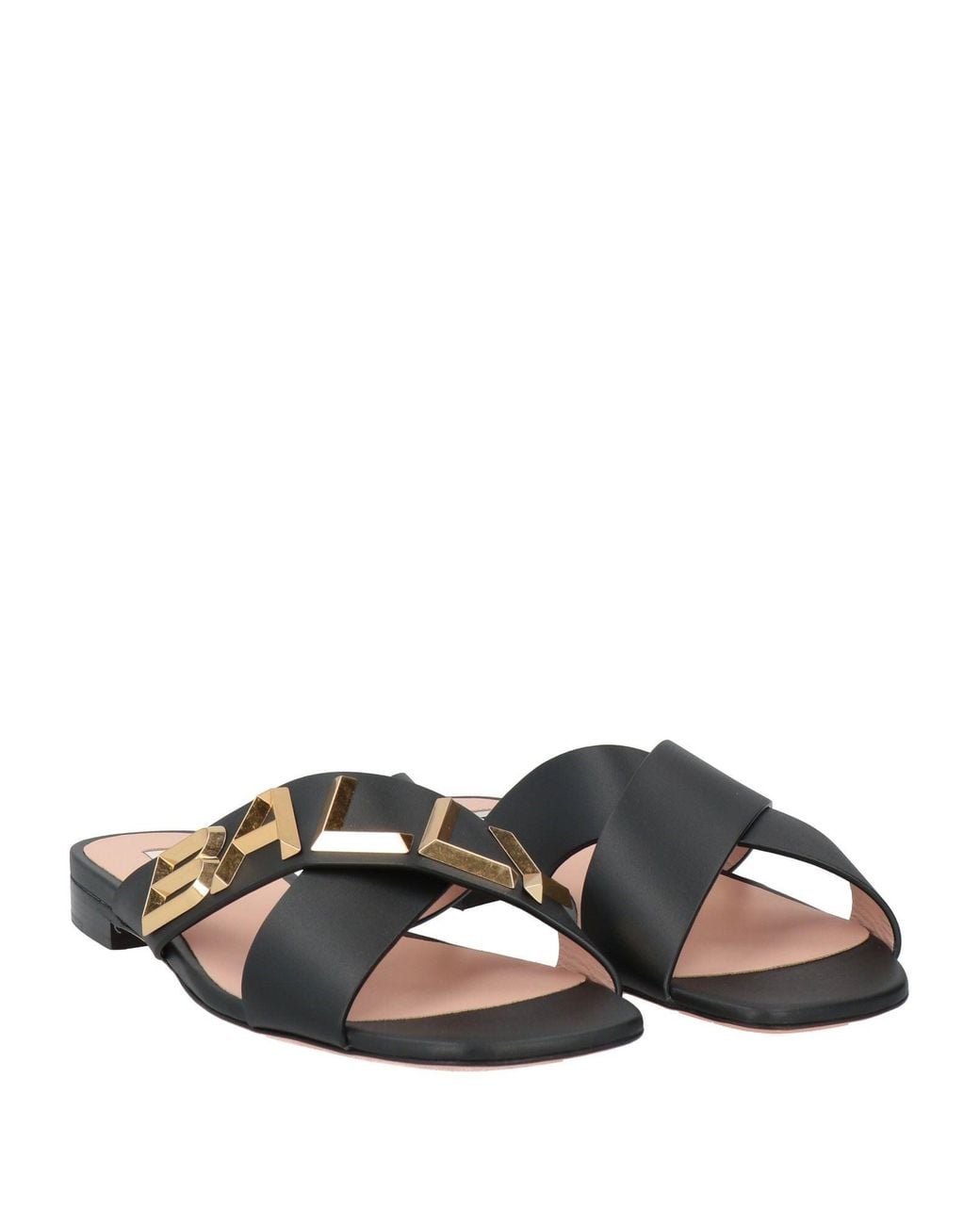 Bally Black Sandals Cow Leather