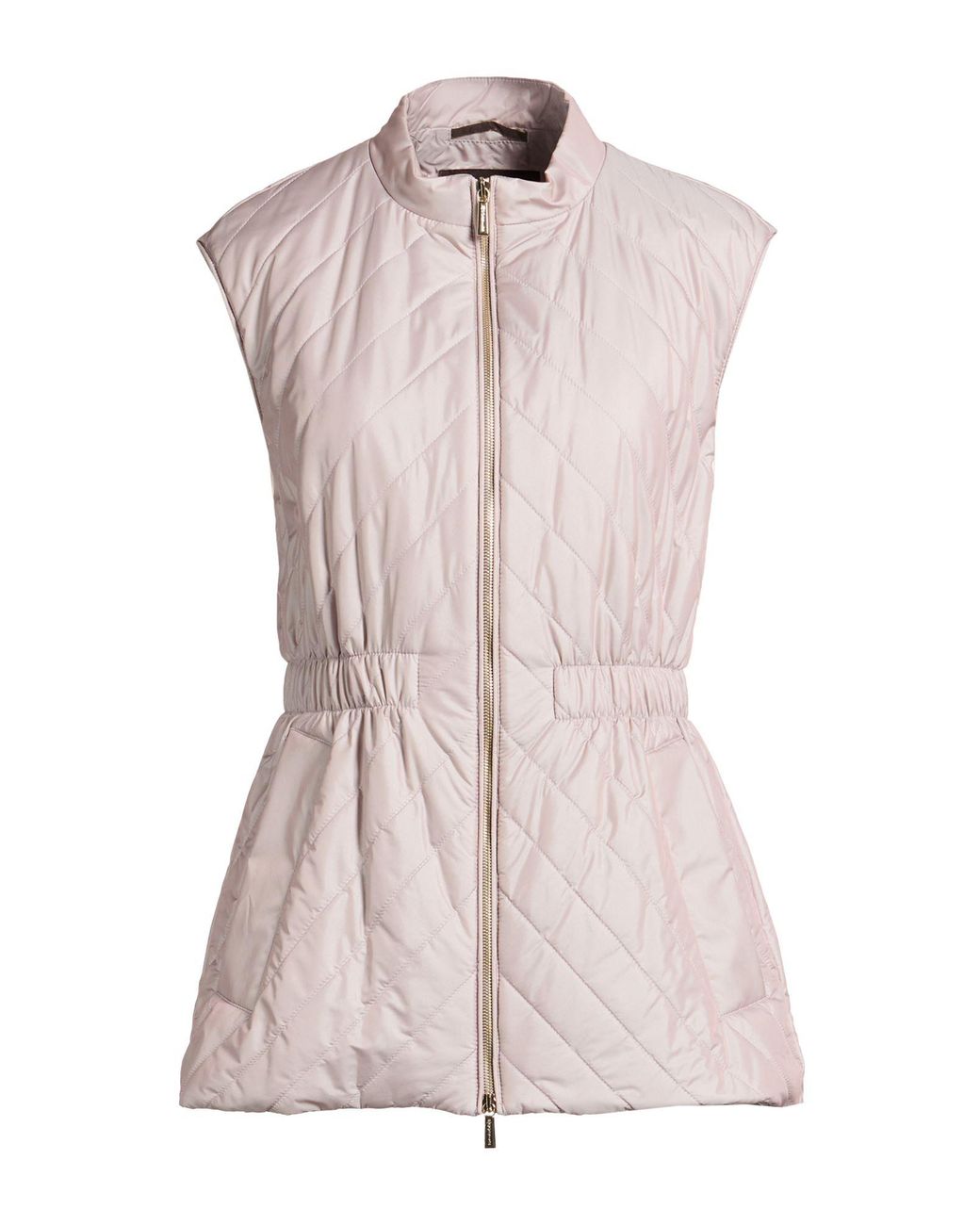 Moorer Pink Taupe Vest Polyamide