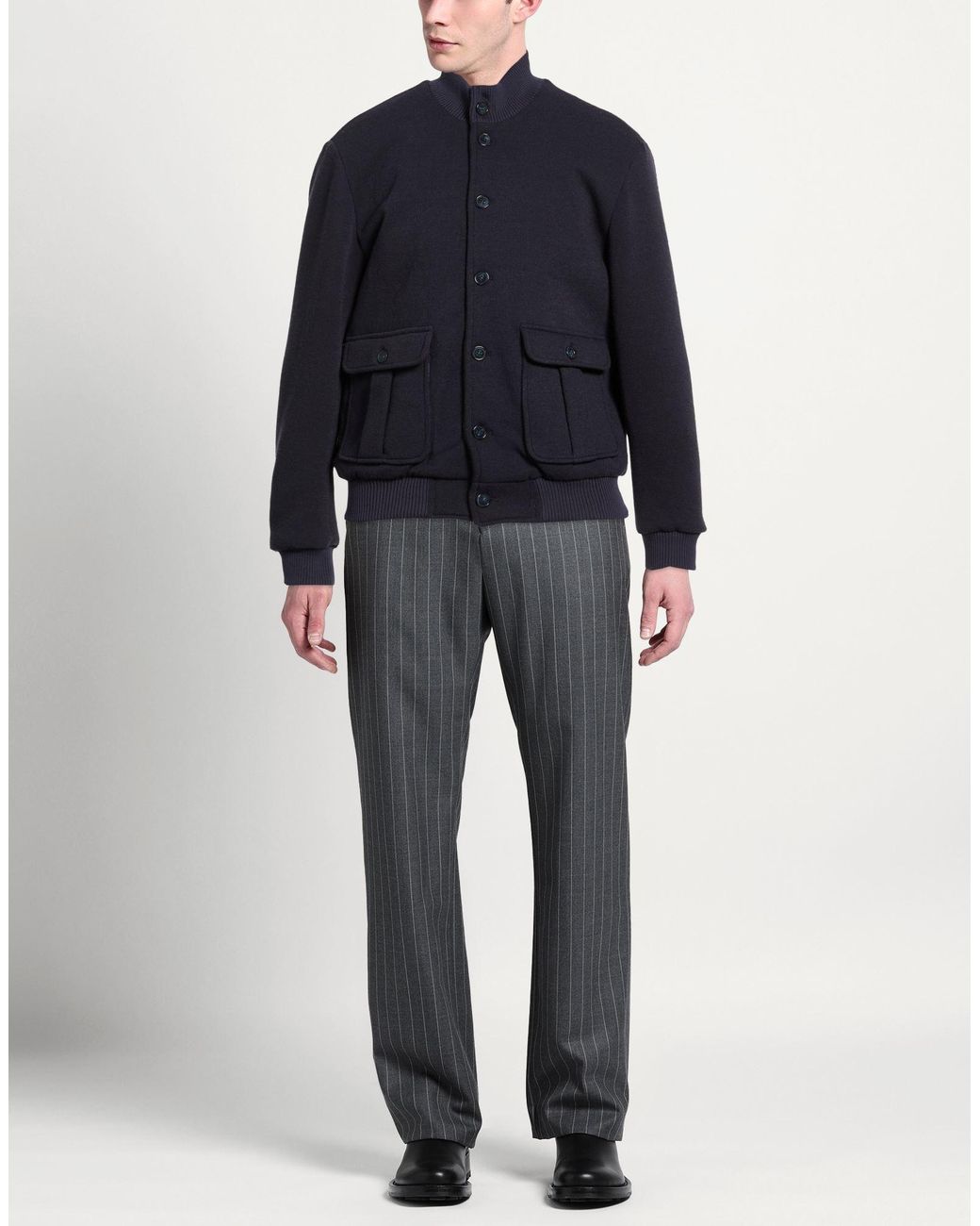 Exte Blue Jacket Polyester, Viscose, Elastane for men