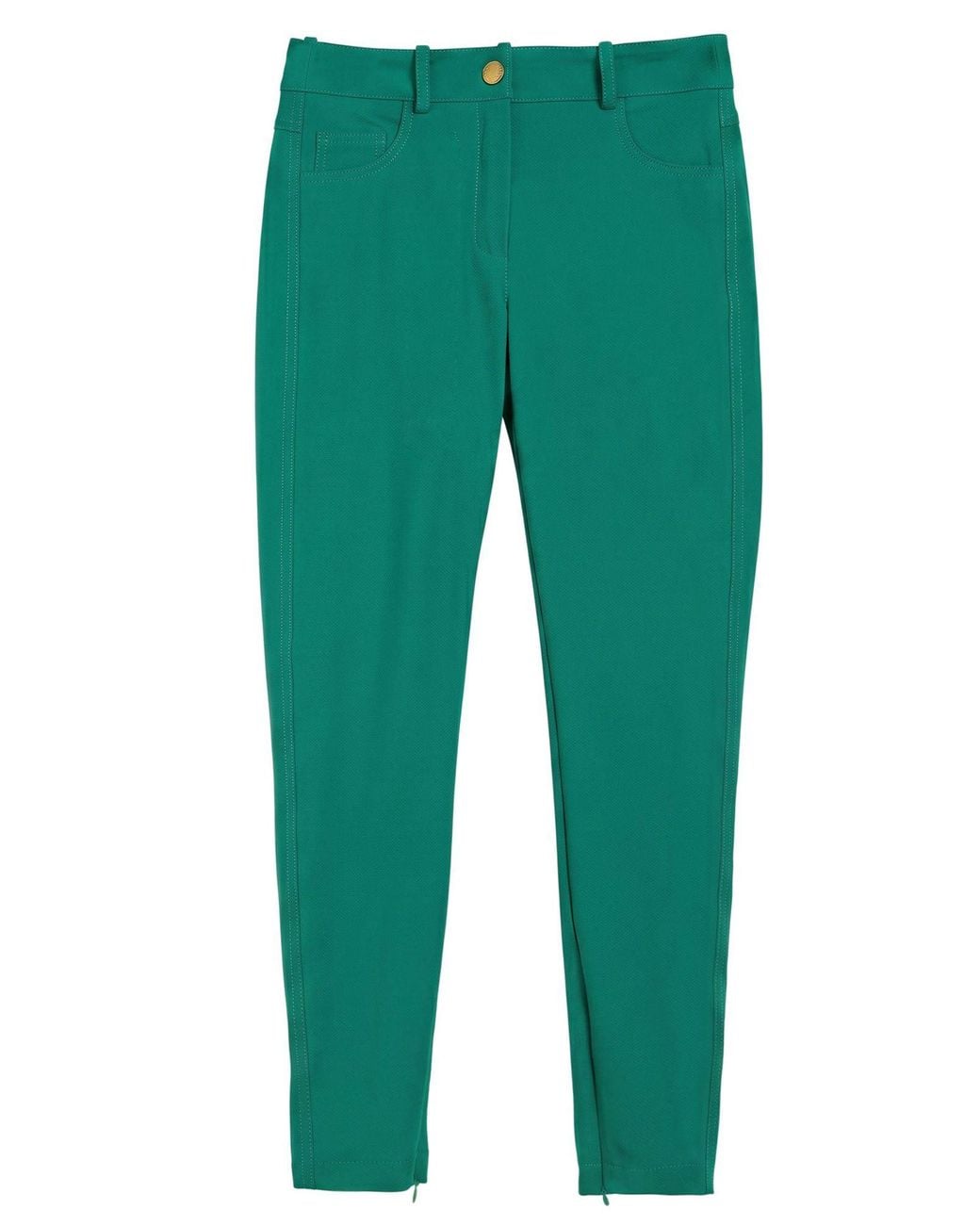 Elisabetta Franchi Green Pants Polyamide, Elastane