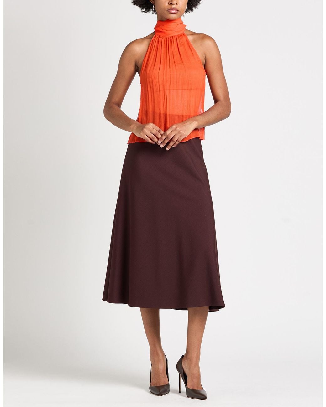 Patrizia Pepe Orange Top