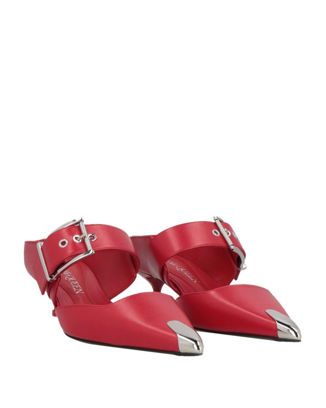 McQueen Red Mules & Clogs