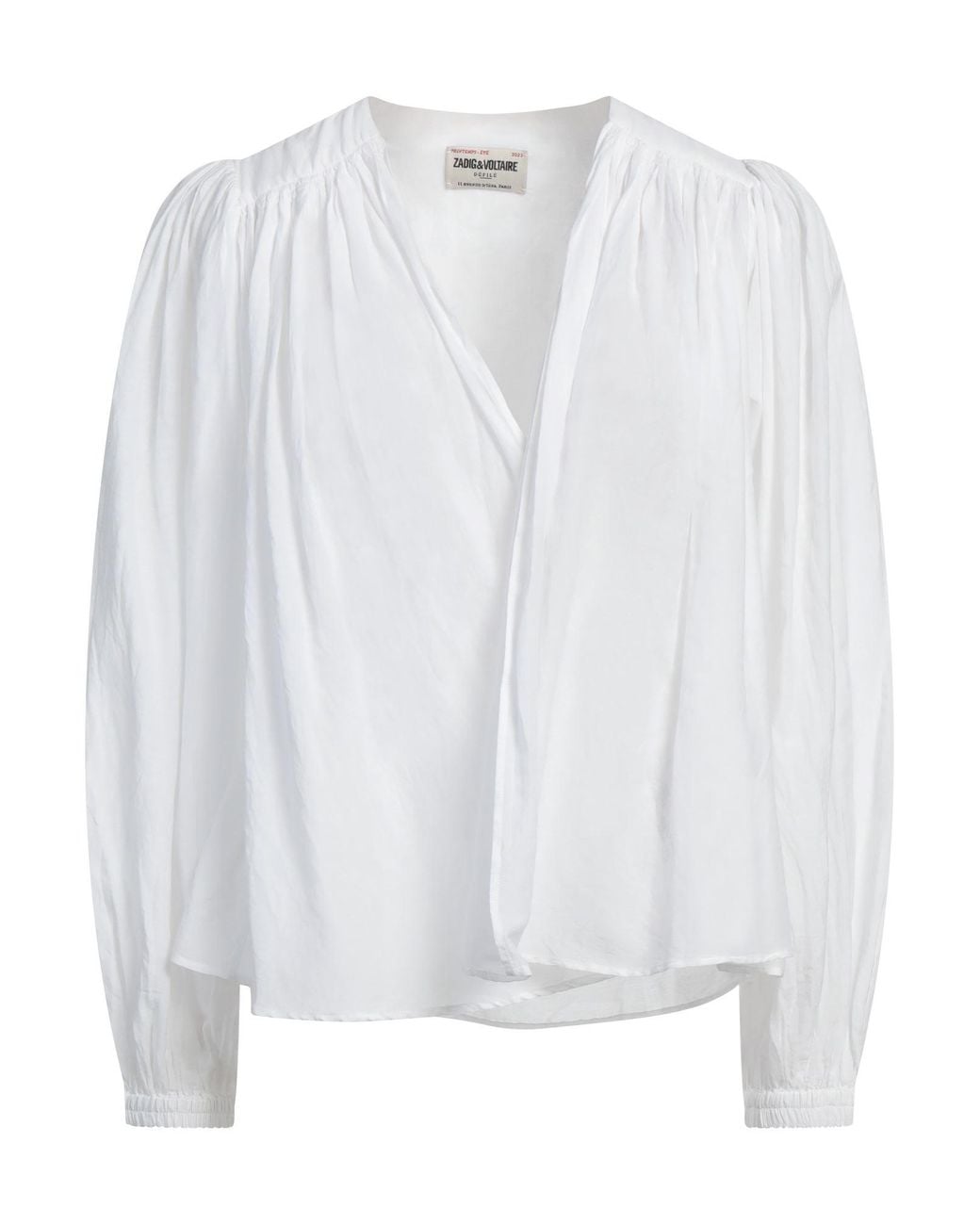 Zadig & Voltaire White Shirt Cotton, Viscose