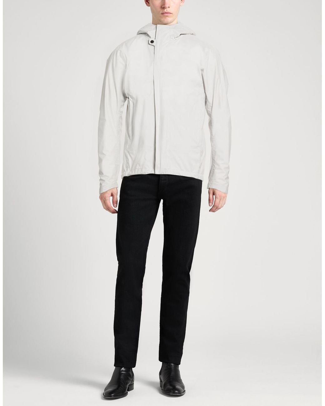 Herno White Laminar Jacket Polyamide, Polyurethane for men