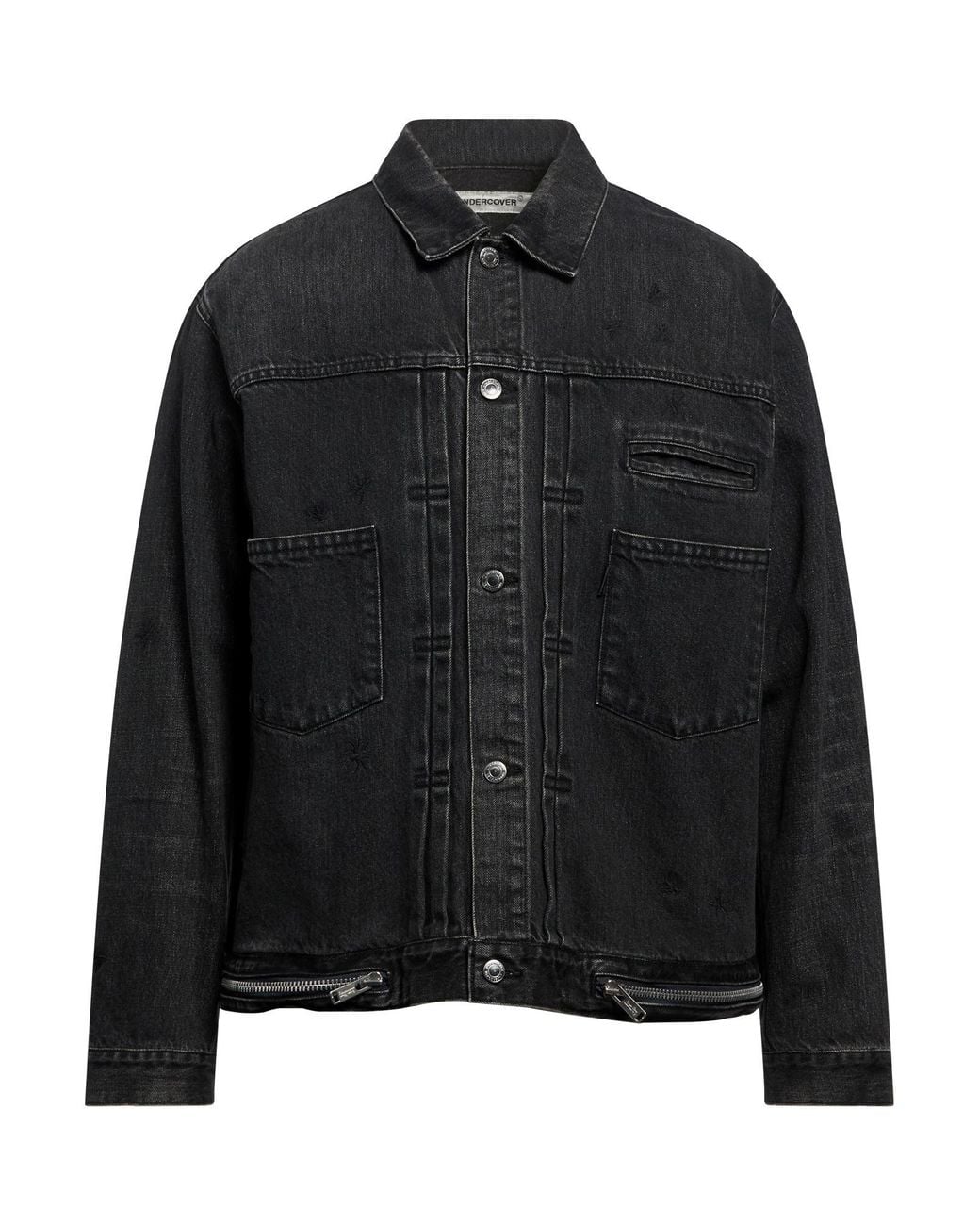 Undercover Black Denim Outerwear Cotton for men