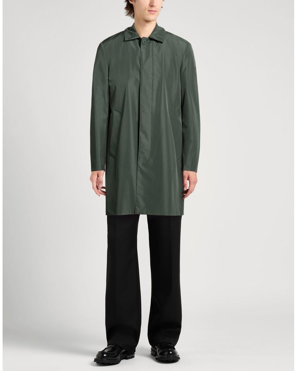 Manuel Ritz Green Overcoats & Trench Coats for men