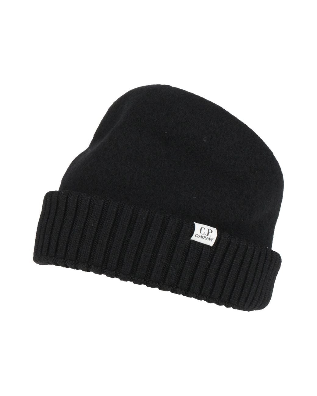 C P Company Black Hat Wool for men