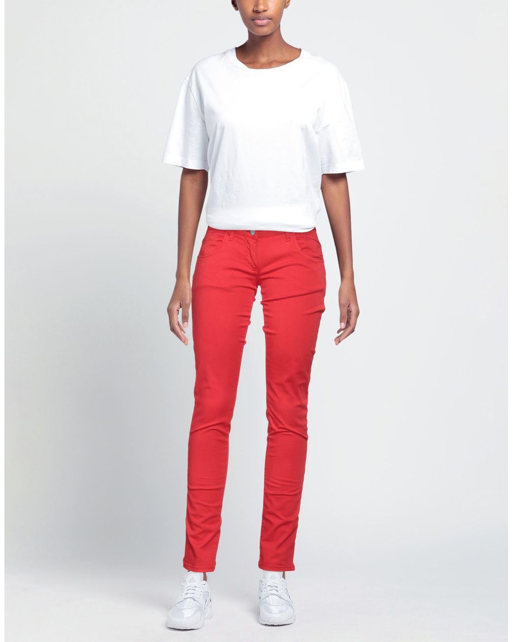 Trussardi Red Trouser