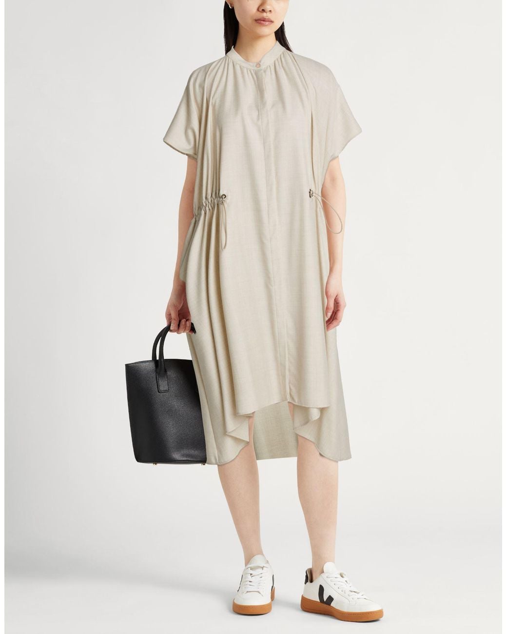 Eleventy Natural Midi Dress