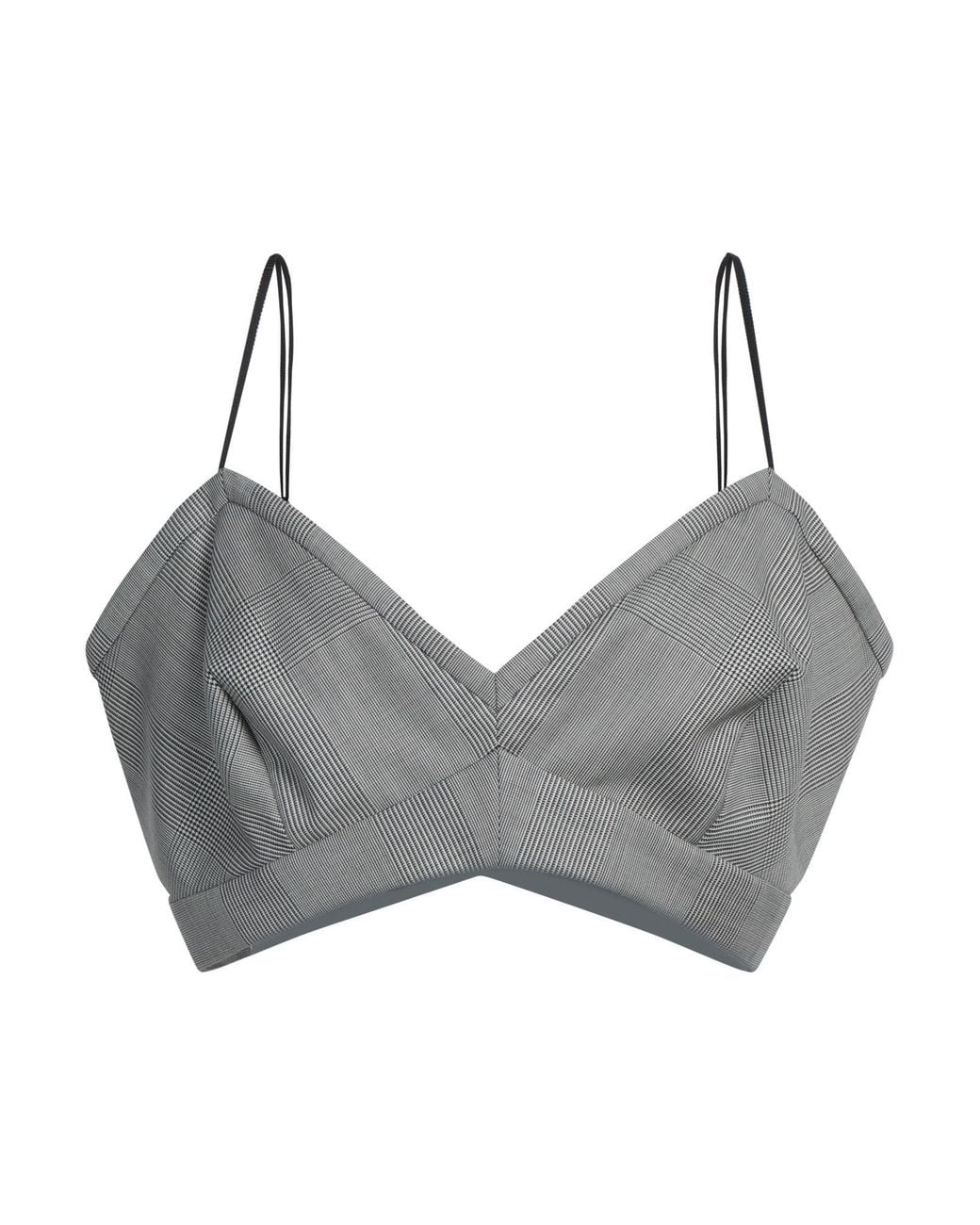 Dorothee Schumacher Gray Top Virgin Wool, Polyester, Polyamide, Elastane