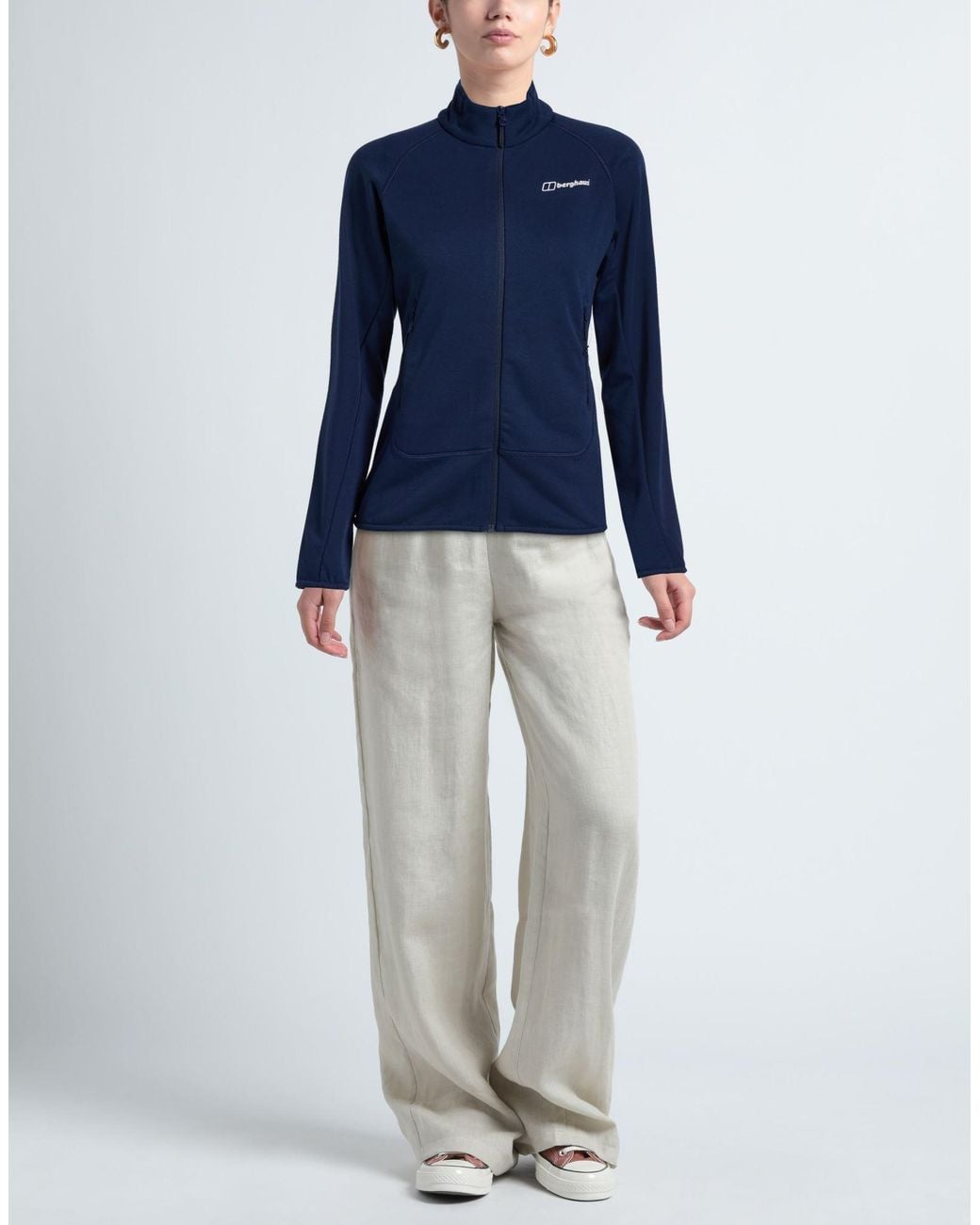 Berghaus Blue Midnight Sweatshirt Polyester, Lyocell