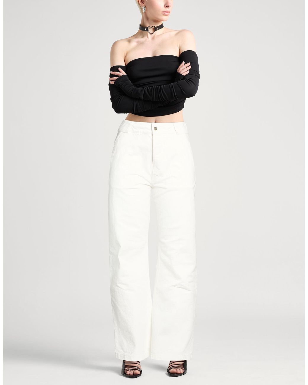 Fear Of God White Jeans Cotton