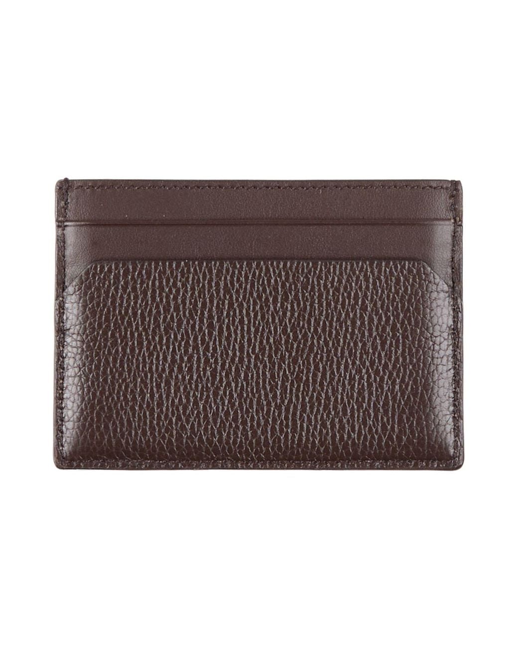 Bally Brown Cardholder Cow Leather for men