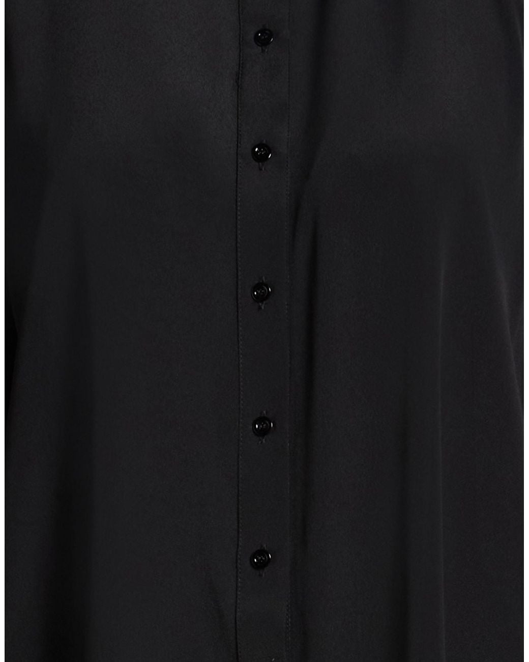 1 One Black Shirt Acetate, Silk