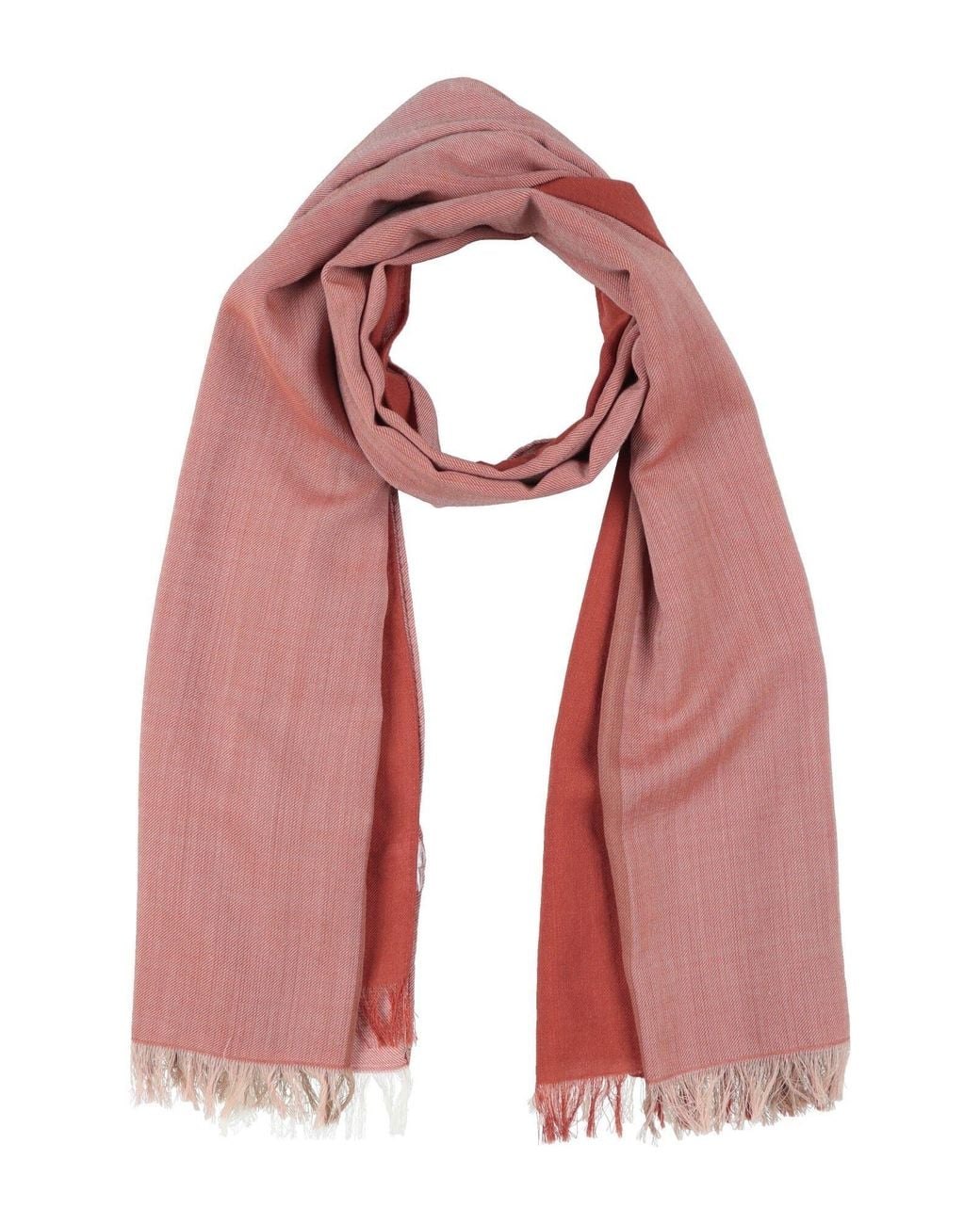 Eleventy Red Brick Scarf Wool for men