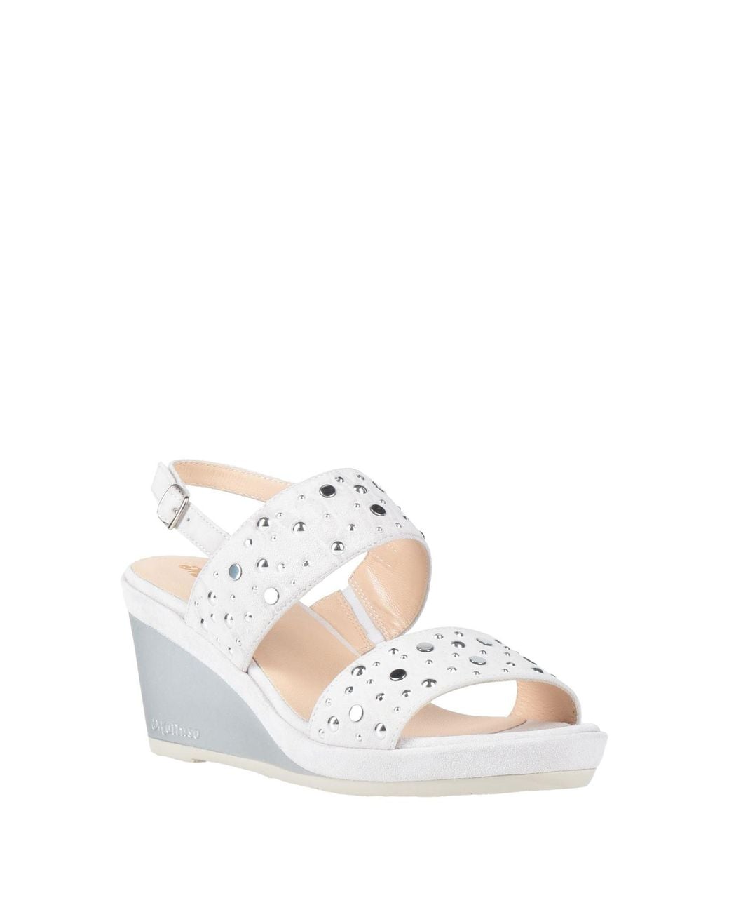 Melluso White Light Sandals Leather