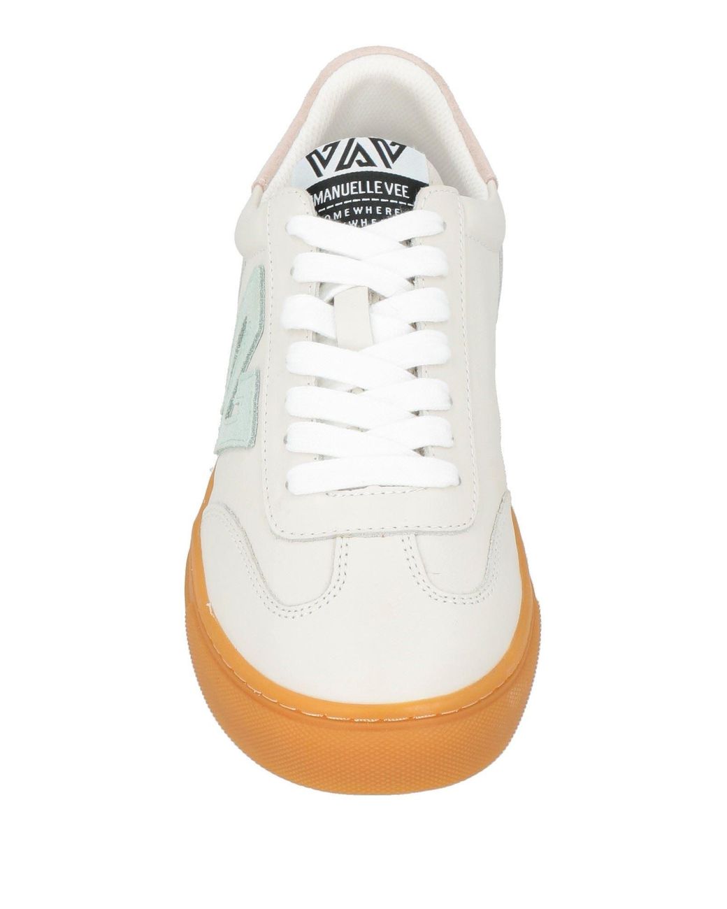 Emanuélle Vee White Sneakers Leather