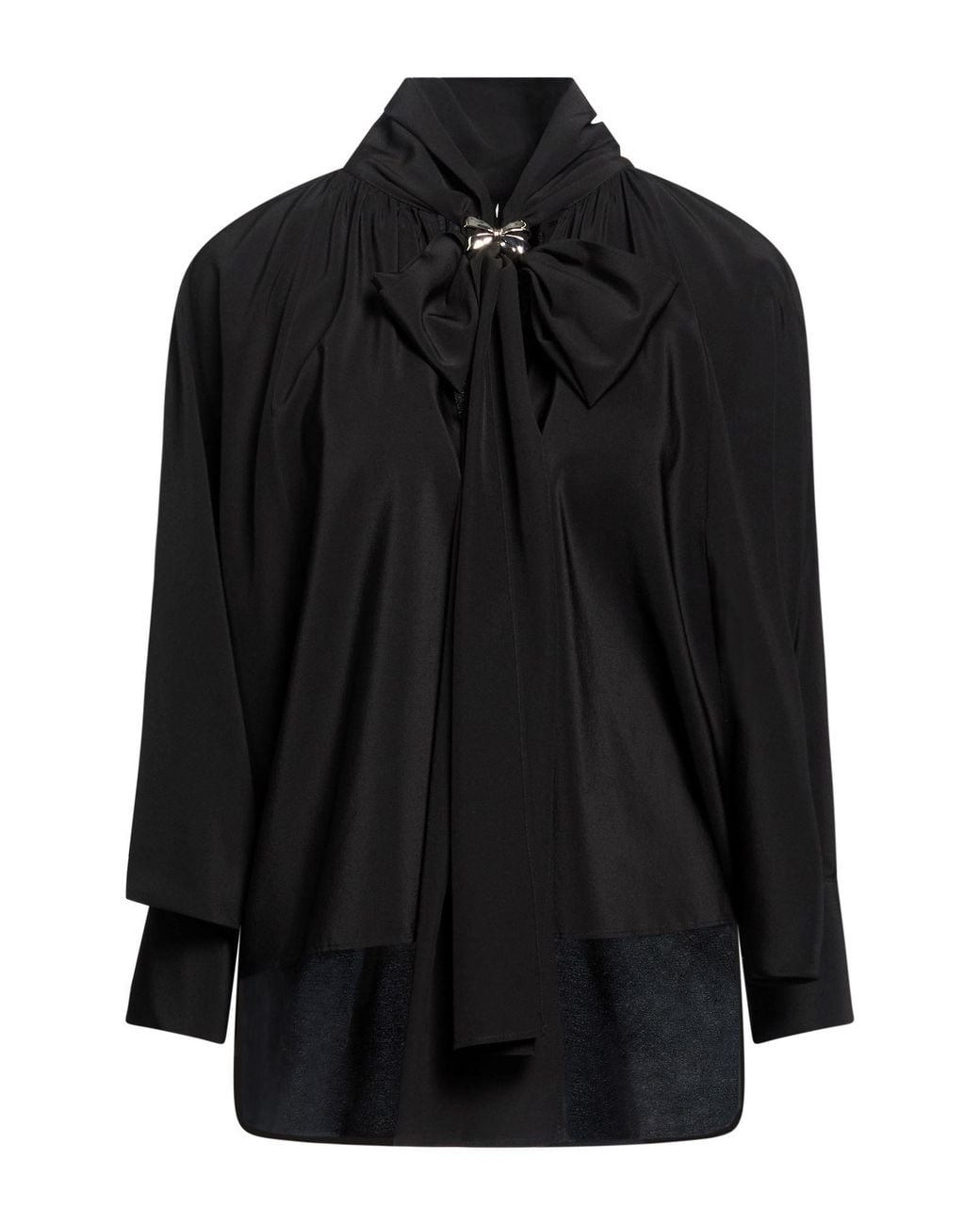 Max Mara Black Plain Colour Tops