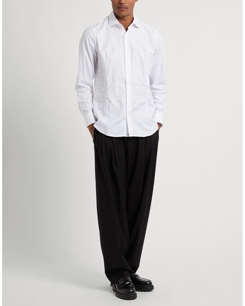 Bagutta White Shirt Cotton for men
