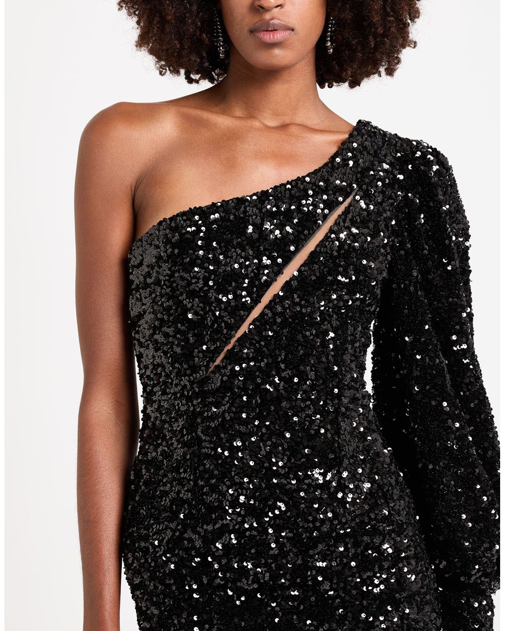MATILDE COUTURE Black Mini Dress Polyester