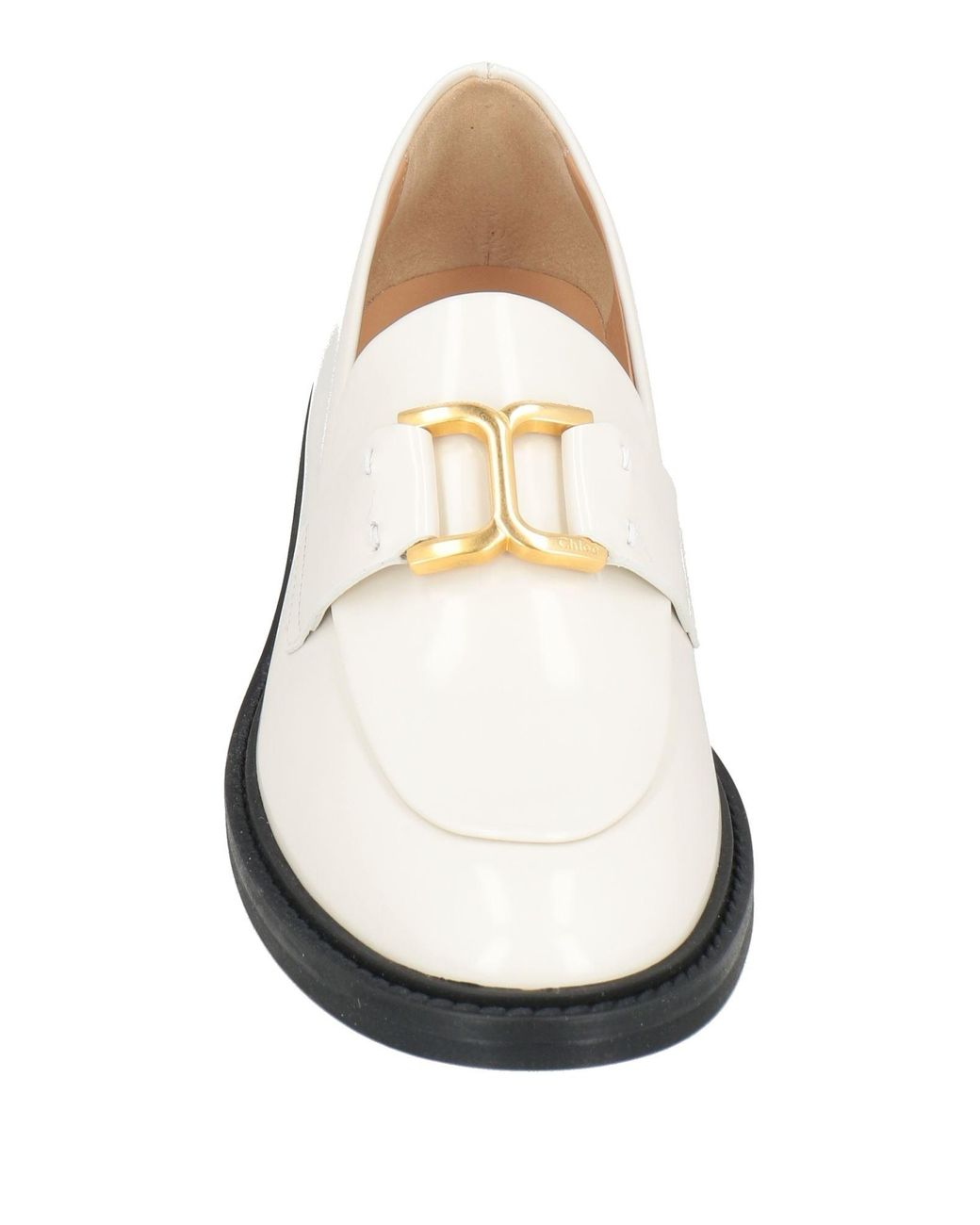 Chloé White Loafers Leather