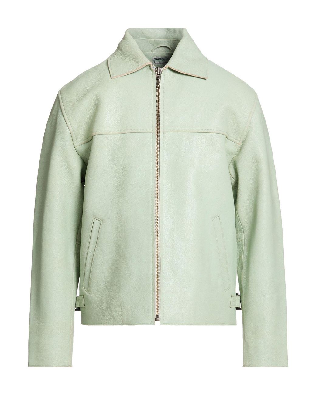 Guess Green Light Jacket Lambskin for men