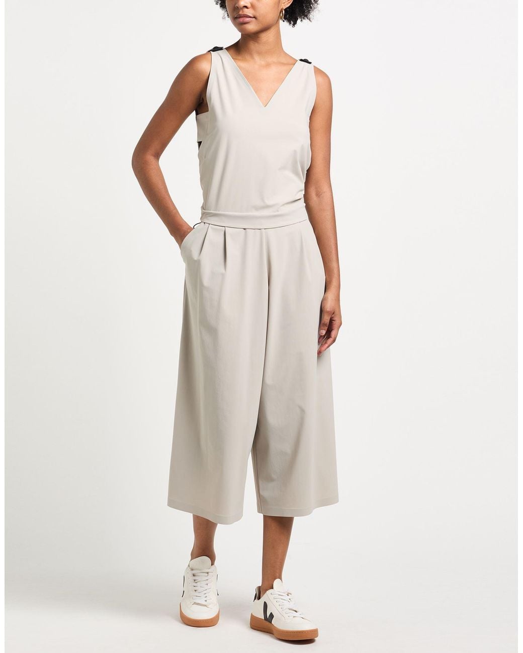 Rrd White Jumpsuit Polyester