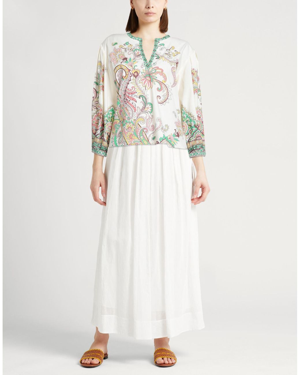 Etro White Top Cotton