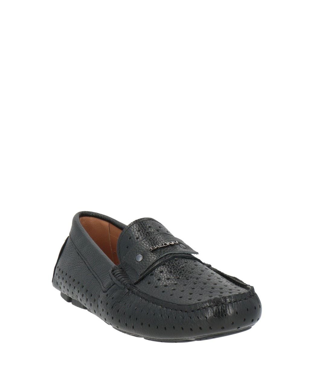 Baldinini Gray Loafers Leather for men