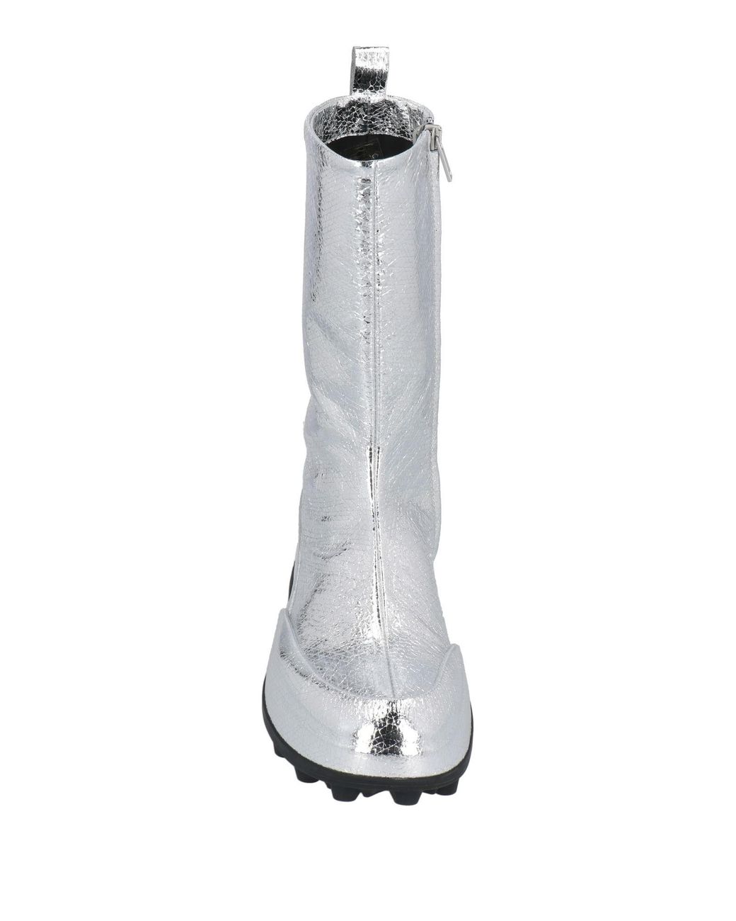 Jil Sander White Boot Leather