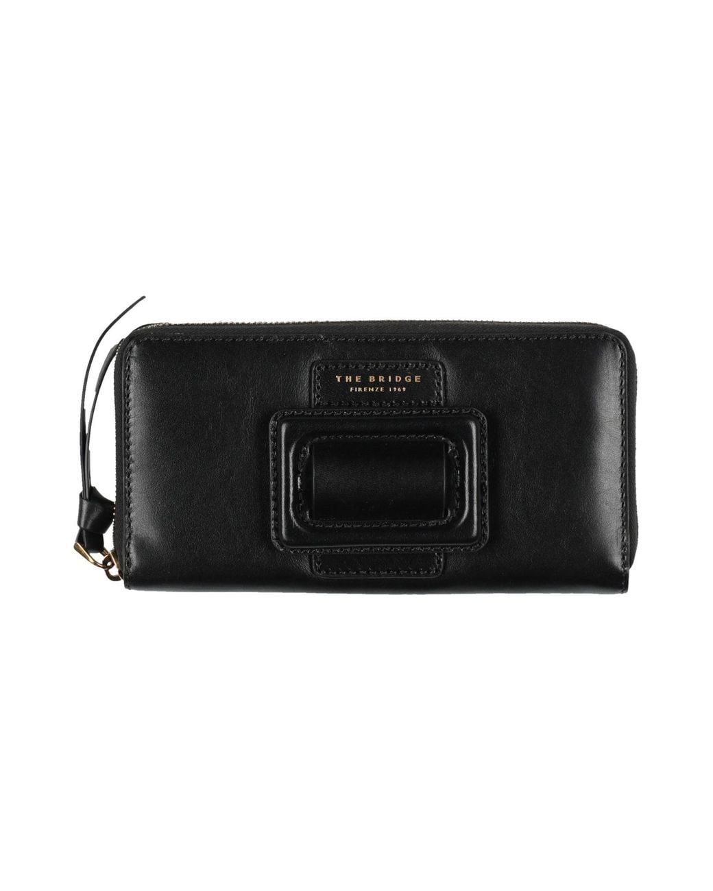 The Bridge Black Wallet Leather