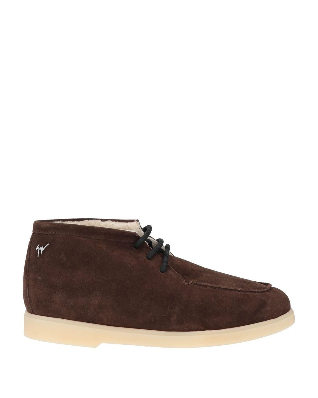 Giuseppe Zanotti Brown Ankle Boots Leather