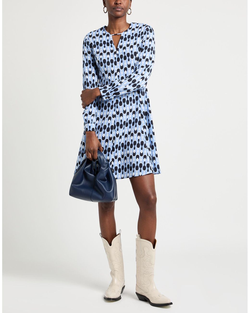 Pennyblack Blue Mini Dress Polyester