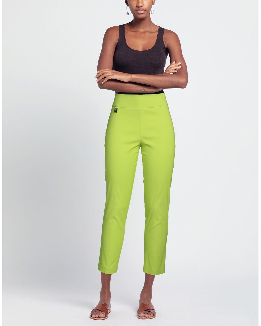 Joseph Ribkoff Green Pants Rayon, Nylon, Elastane