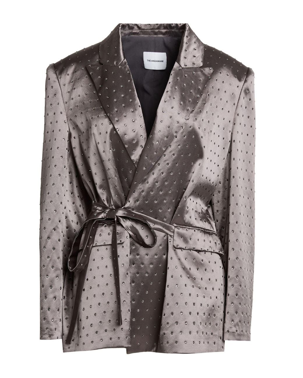 ANDAMANE Brown Blazer Viscose
