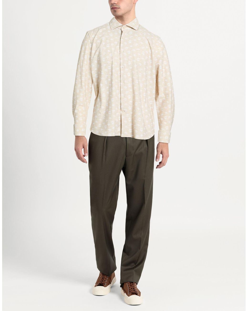 Ghirardelli White Next Shirt Polyamide, Elastane for men