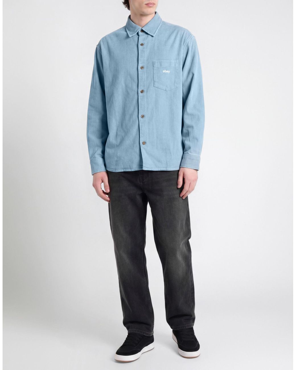 Obey Blue Jacket for men