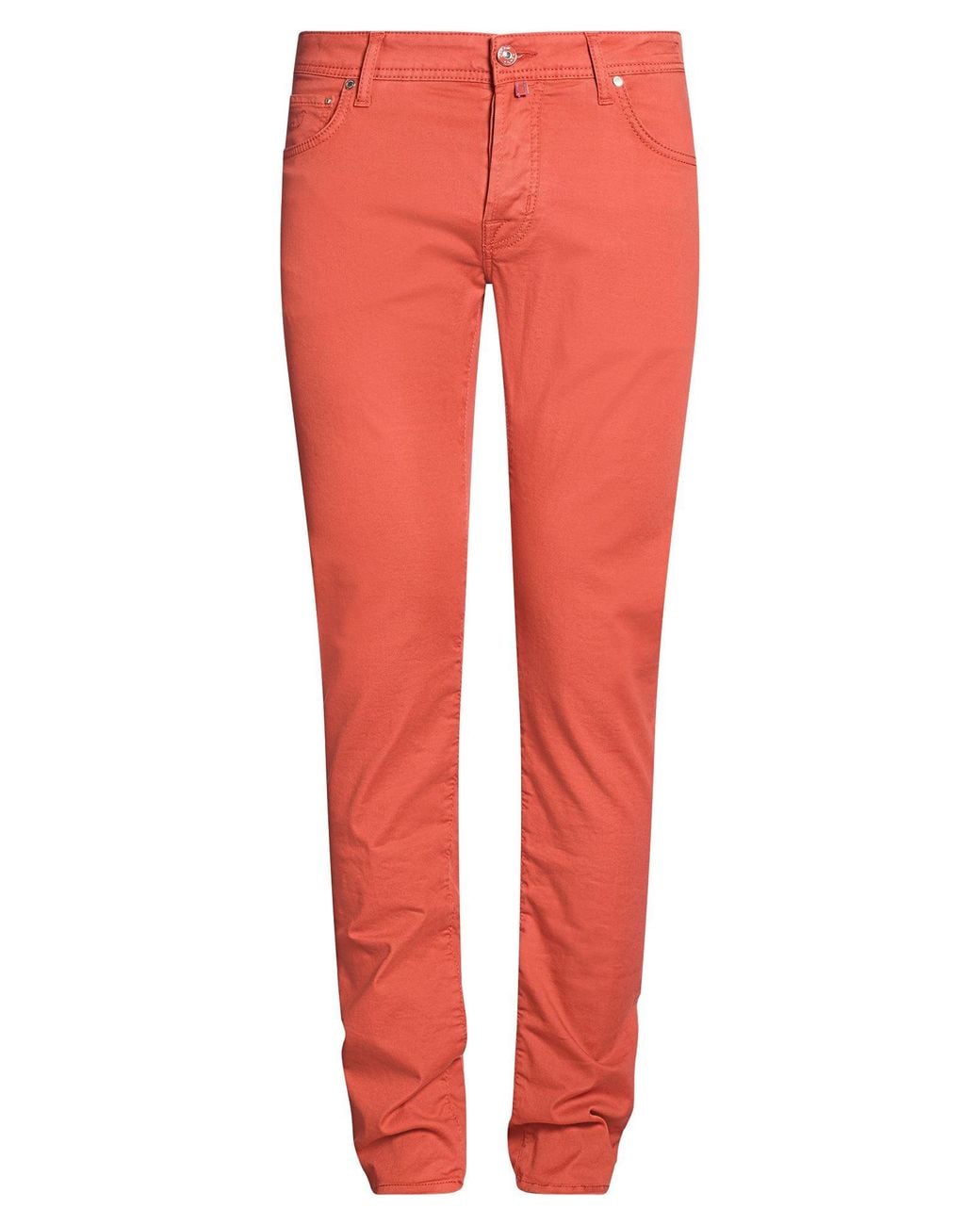 Jacob Cohen Red Pants Cotton, Lyocell, Elastane for men