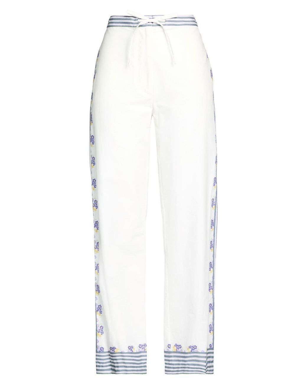 Paul & Joe White Pants Cotton