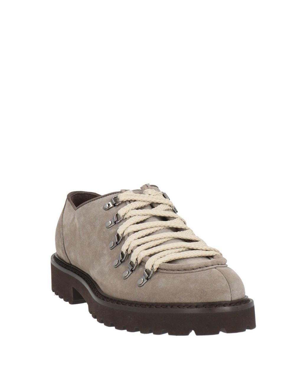 Doucal's Gray Lace-Up Shoes for men