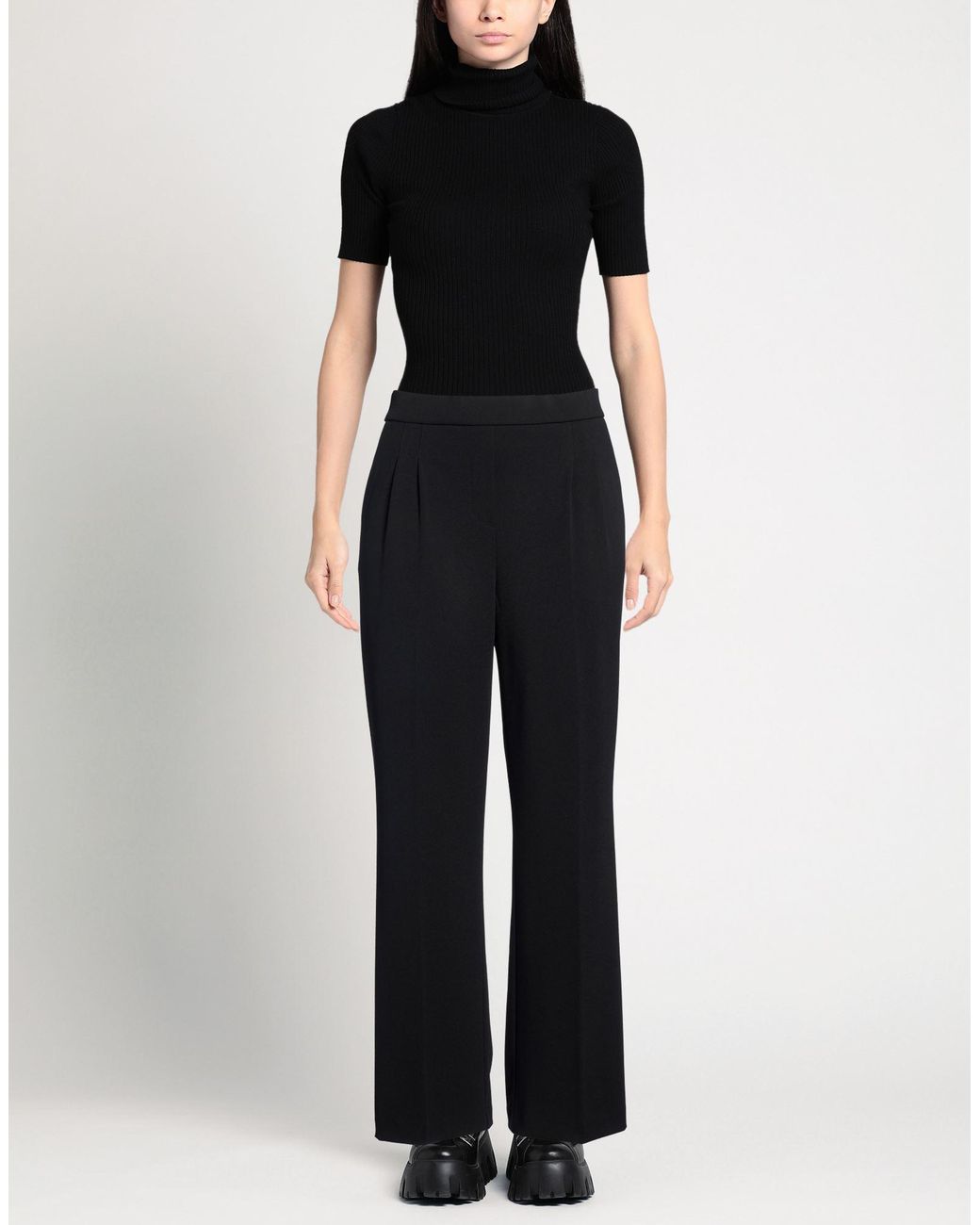 Joseph Ribkoff Black Pants Polyester, Elastane