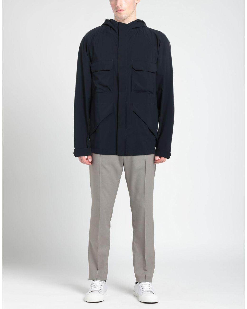 Woolrich Blue Jacket Polyester for men