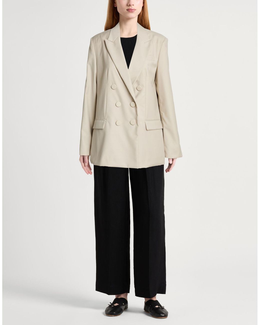 ARMANI EXCHANGE Natural Blazer Polyester, Viscose